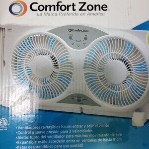 BRAND NEW COMFORT ZONE 9" REVERSABLE WINDOW FAN